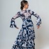 Vestido flamenco con flores