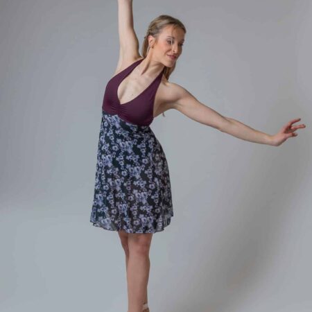 Maillot ballet con falda adulta 4319