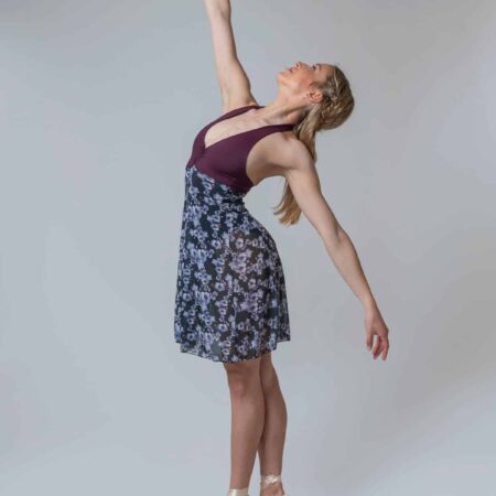 Maillot ballet con falda adulta 4319