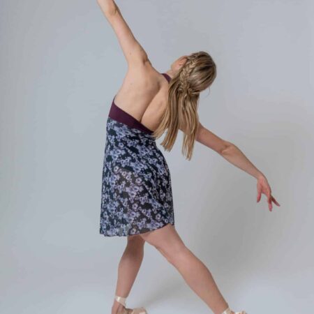 Maillot ballet con falda adulta 4319