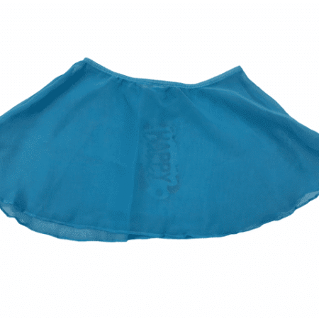 Falda ballet azul niña con elástico en cintura