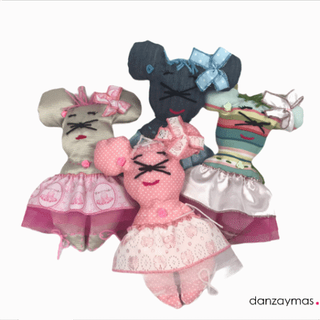 Ratona bailarina muñeca de ballet