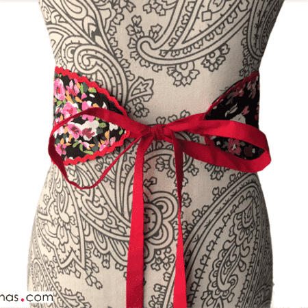 Cinturón para flamenca flores