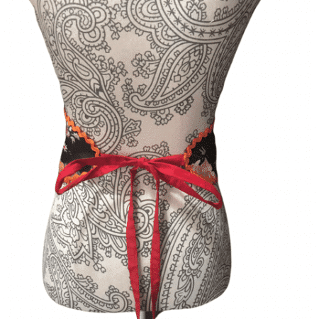 Fajín para flamenca de flores