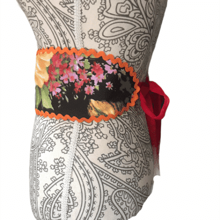 Fajín para flamenca de flores