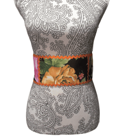 Fajín para flamenca de flores