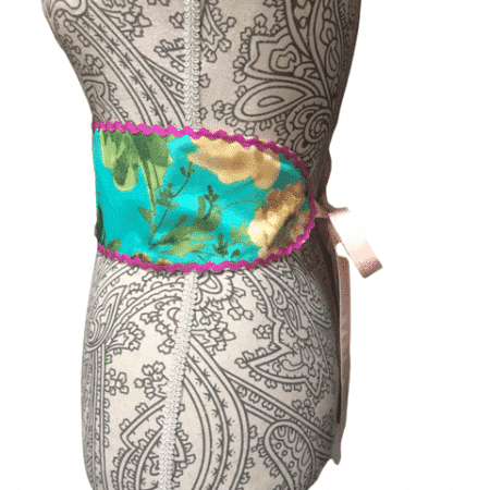 Fajín para flamenca de flores