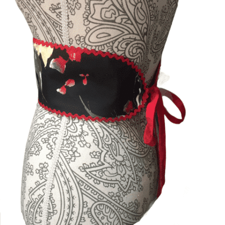 Fajín para flamenca de flores