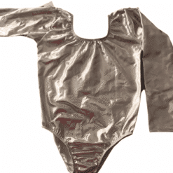 Maillot manga larga plata