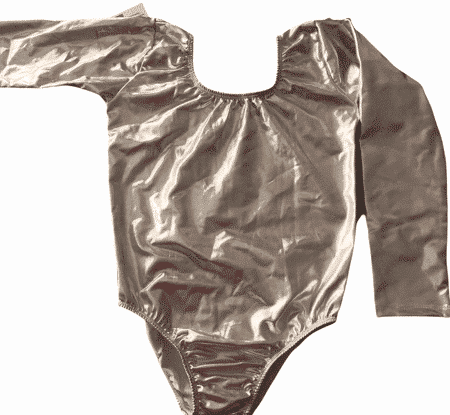 Maillot manga larga plata