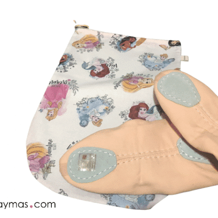 Bolsa de princesas para zapatillas de ballet