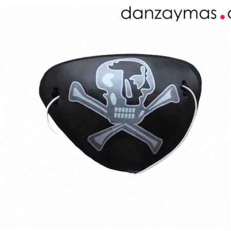 Parche pirata con calavera