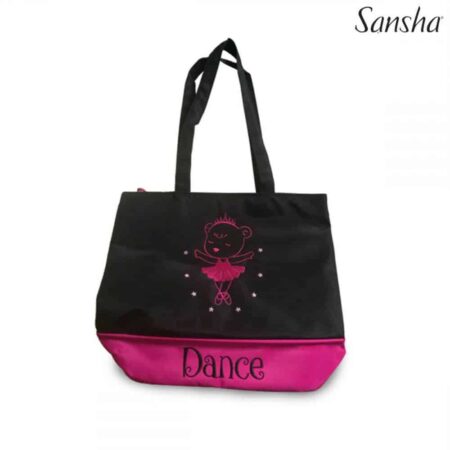 Bolsa ballet oso con asa para el hombro