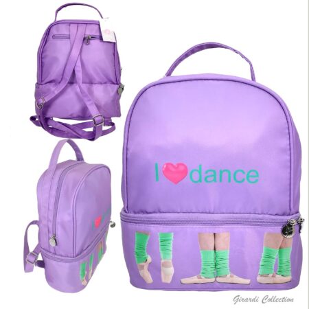 Mochila para ballet lila
