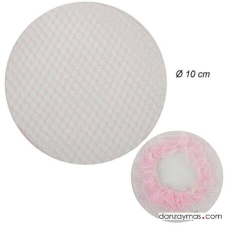 Redecilla rosa para moño