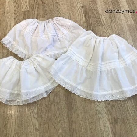 Enagua para el traje regional niña