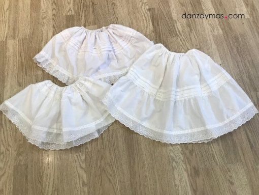 Enagua para el traje regional niña