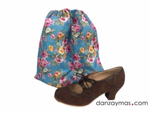 Funda para zapatos de flamenca flores