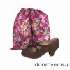 Bolsa de flores para zapatos de flamenca