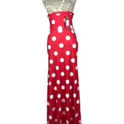 Falda flamenca roja con lunares