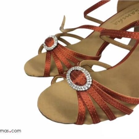 Zapatos de salsa bronce