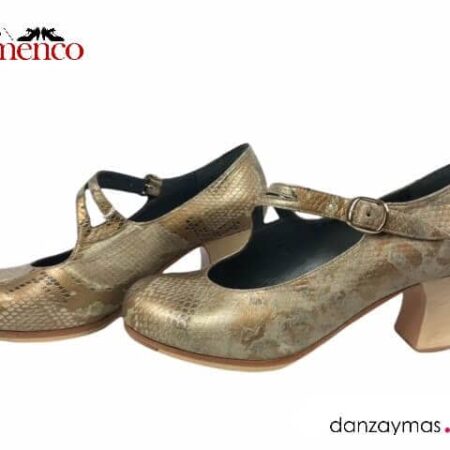 Zapatos de flamenca serpiente Cartagenera