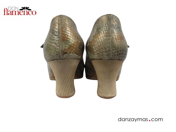 Zapatos de flamenca serpiente Cartagenera