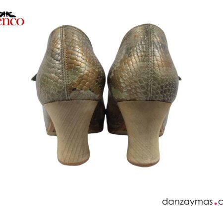 Zapatos de flamenca serpiente Cartagenera