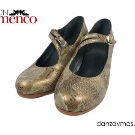 Zapatos de flamenca serpiente Cartagenera