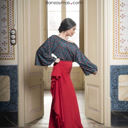 Falda flamenca con fajín