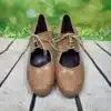 Zapatos de flamenca con cordón