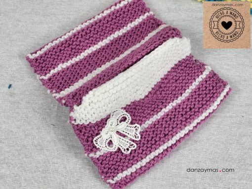 Fundas para castañuelas de lana a colores