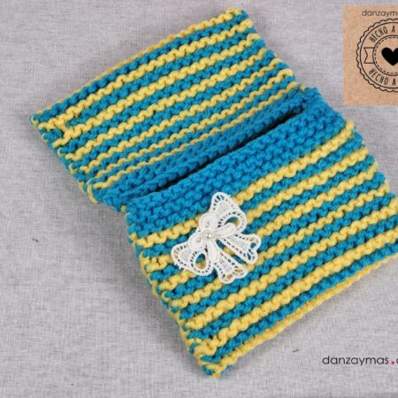 Fundas para castañuelas de lana a colores