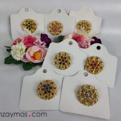 Broche redondo señora