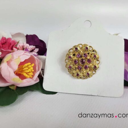 Broche redondo señora