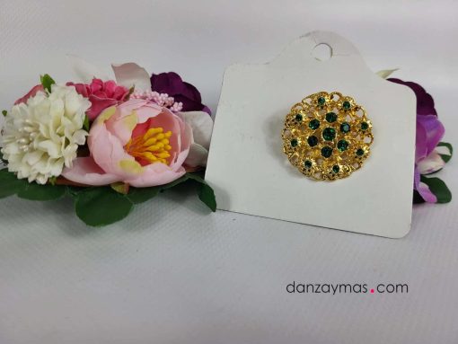 Broche redondo señora