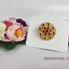 Broche redondo señora