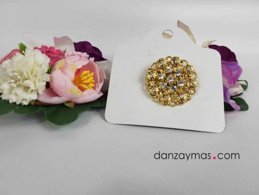 Broche redondo señora