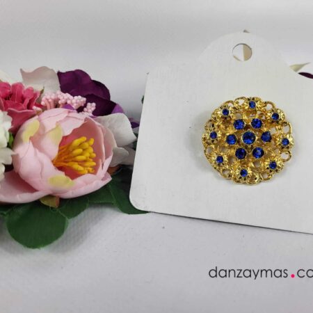 Broche redondo señora