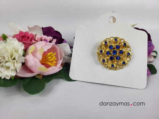 Broche redondo señora