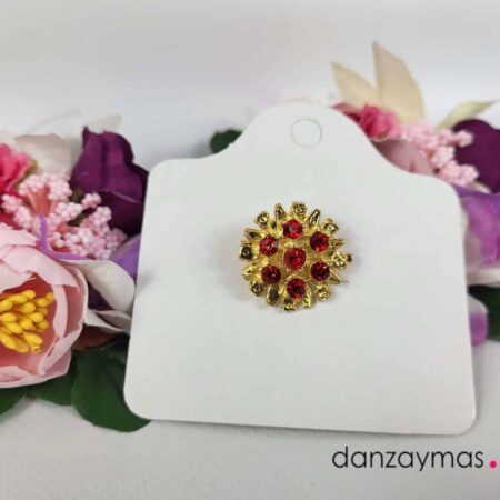 Broche redondo niña huertana