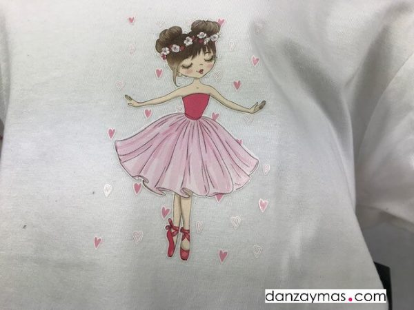 Camiseta bailarina niña