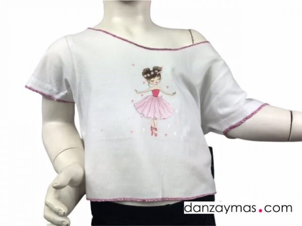 Camiseta bailarina niña