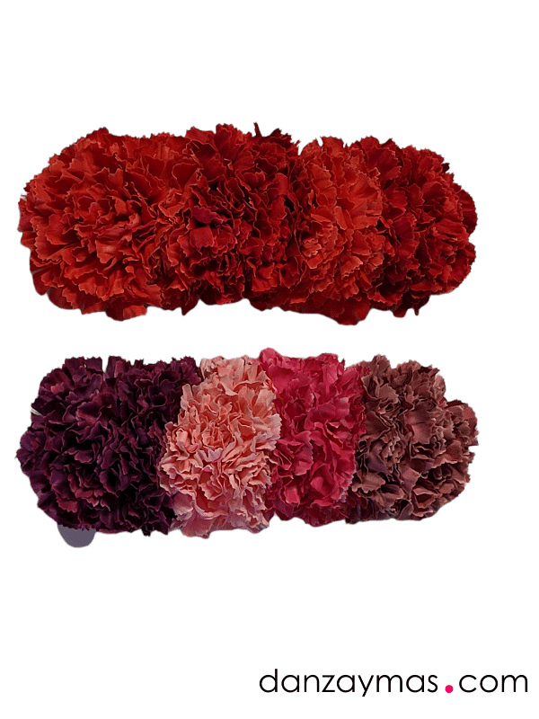 Tiara flamenca de claveles