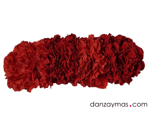 Tiara flamenca de claveles