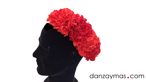 Tiara flamenca de claveles grande 1654 - Imagen 6