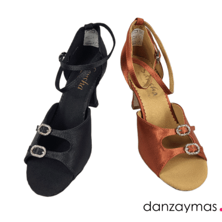 Zapatos salsa tacón medio