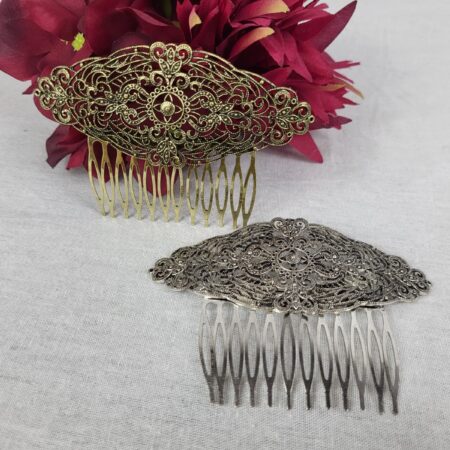 Peinecillo para flamenca en oro/plata