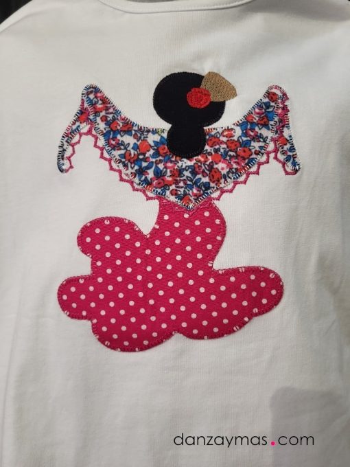 Camiseta flamenca mantón