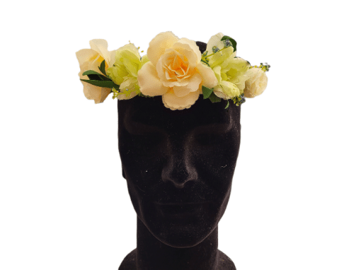 Tiara con flores silvestres